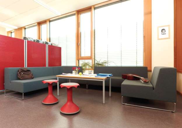 Working and relaxing.