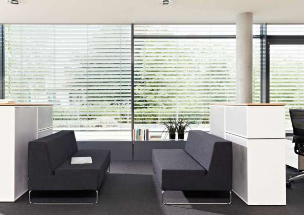 Lounge area in the office.