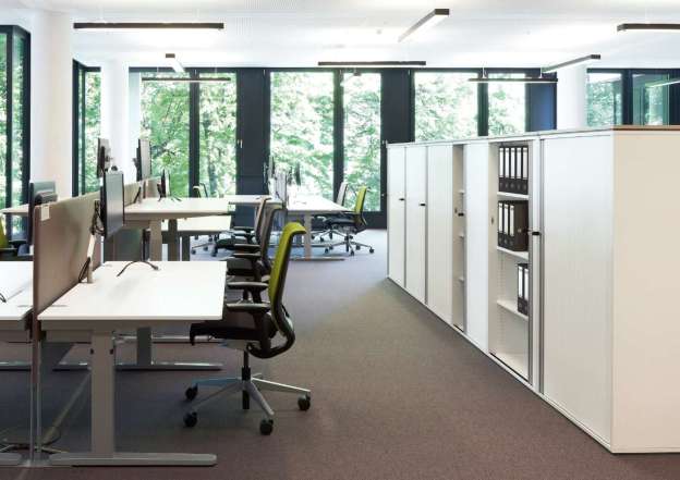 Storage solutions for the team.