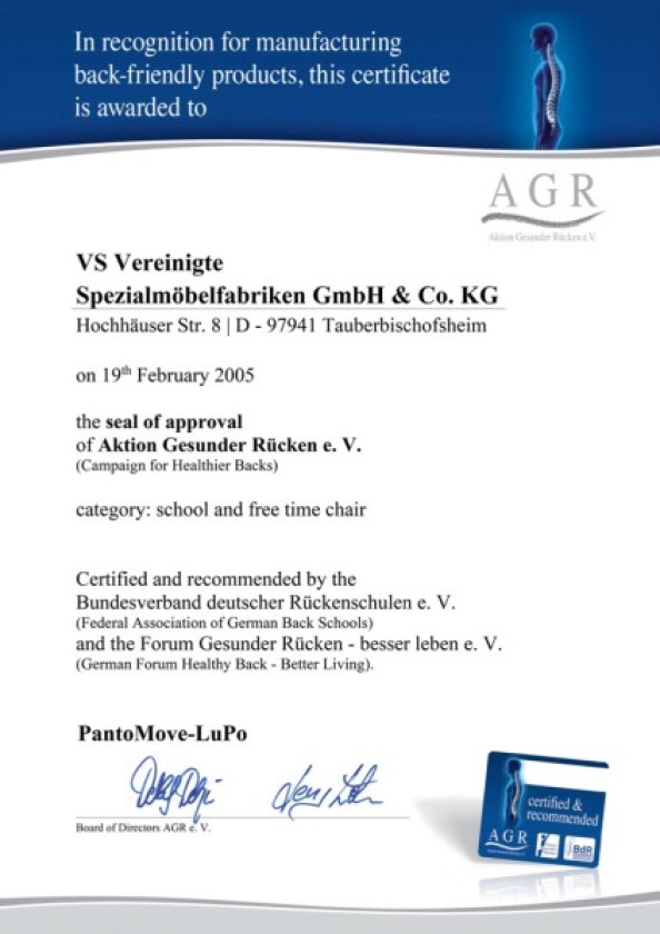 AGR Aktion Gesunder Rücken e.V.