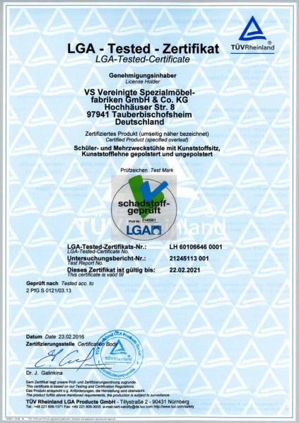 LGA-Schadstoff-geprüft: