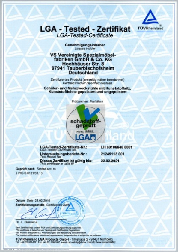 LGA-Schadstoff-geprüft:
