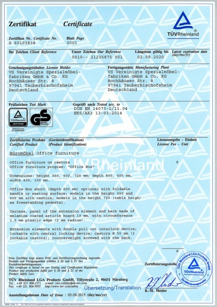 GS-Geprüfte Sicherheit:
