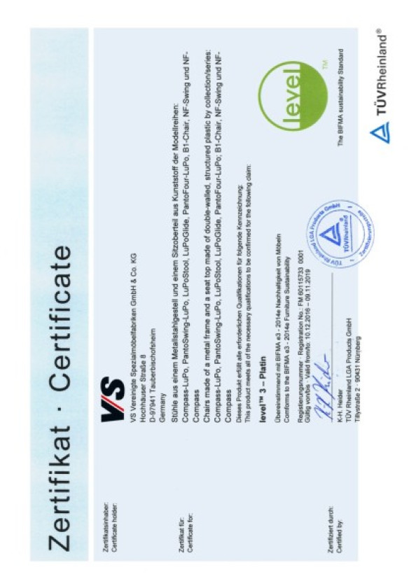 BIFMA Sustainability Standard: