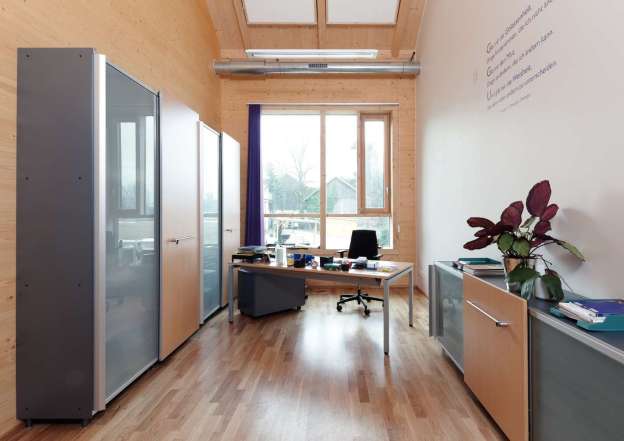 Management workstation in the head teacher's office.